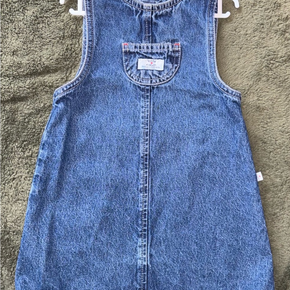 Vintage baby Calvin Denim Sleeveless Dress